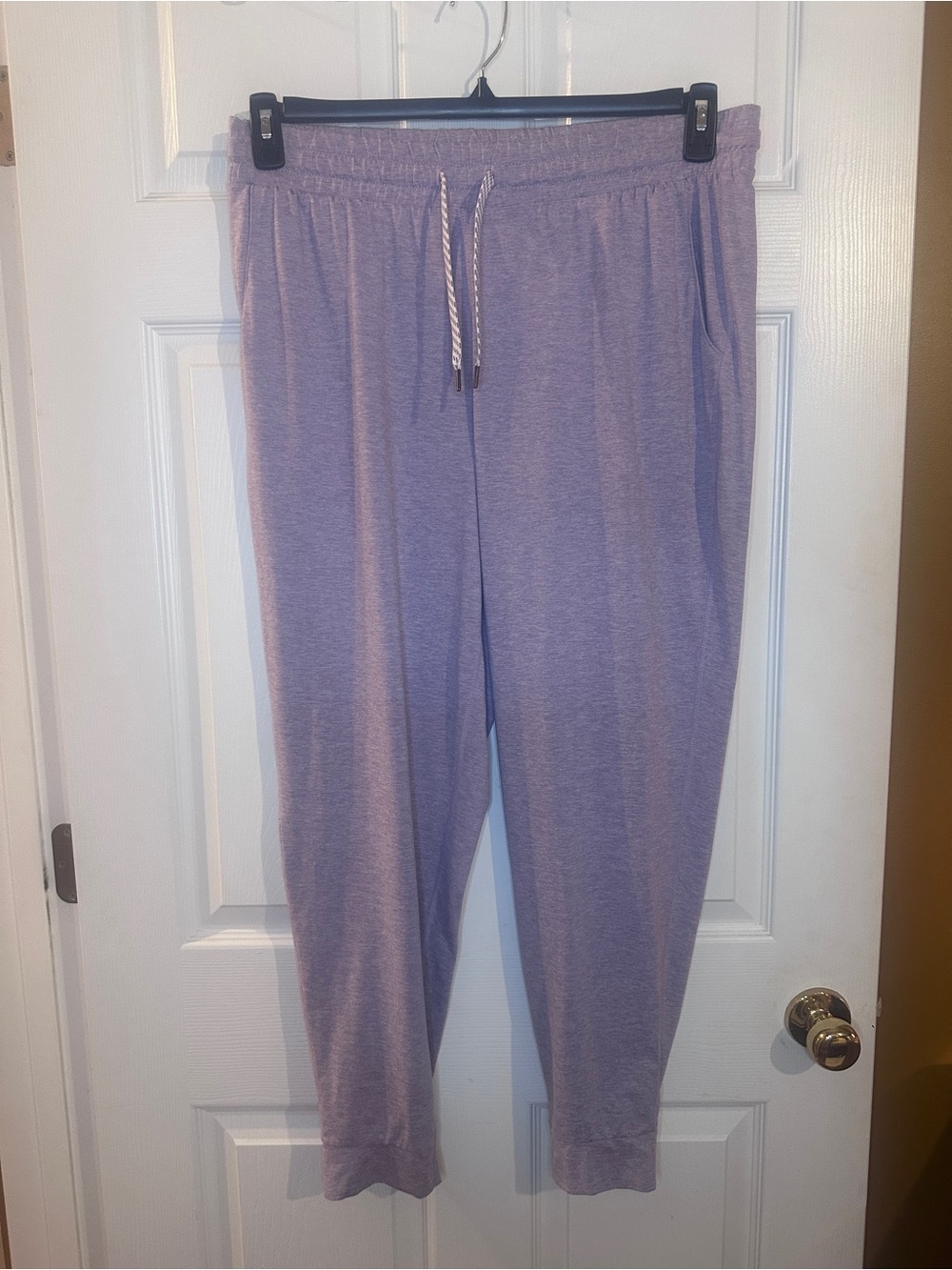 Soft Cozy Lavender Drawstring Joggers for Women